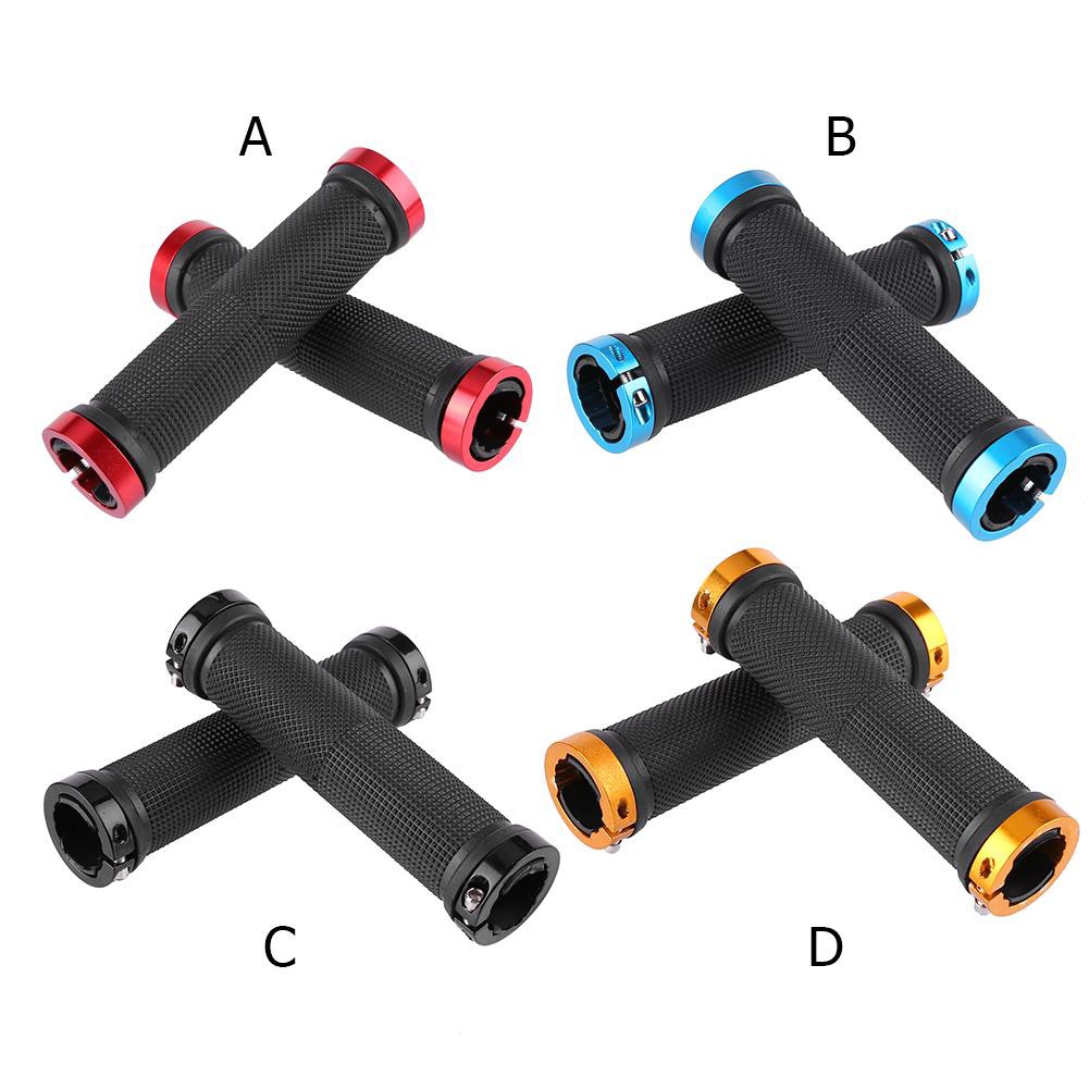 MOJITO 1pair Bike Handlebar Grips MTB Road Cycling Skid-Proof Grips Anti-Skid Plastic Bicycle Handlebar