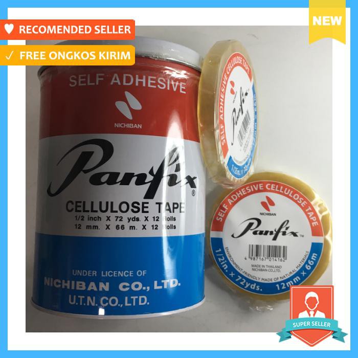 

Isolasi Panfix 1/2 Inch X 72 Yard - Pengikat & Perekat - Selotip & Double Tape