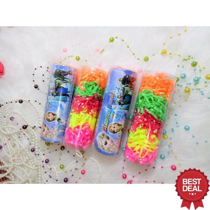 

BIG SALE karet jepang warna warni tabung isi banyak BEST.