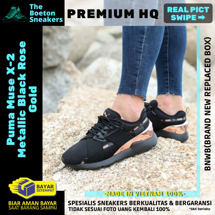 Puma Muse X2 Original Sepatu Sepatu Sneakers Wanita Sneaker Pria Premium Import BNIB Murah Terbaru