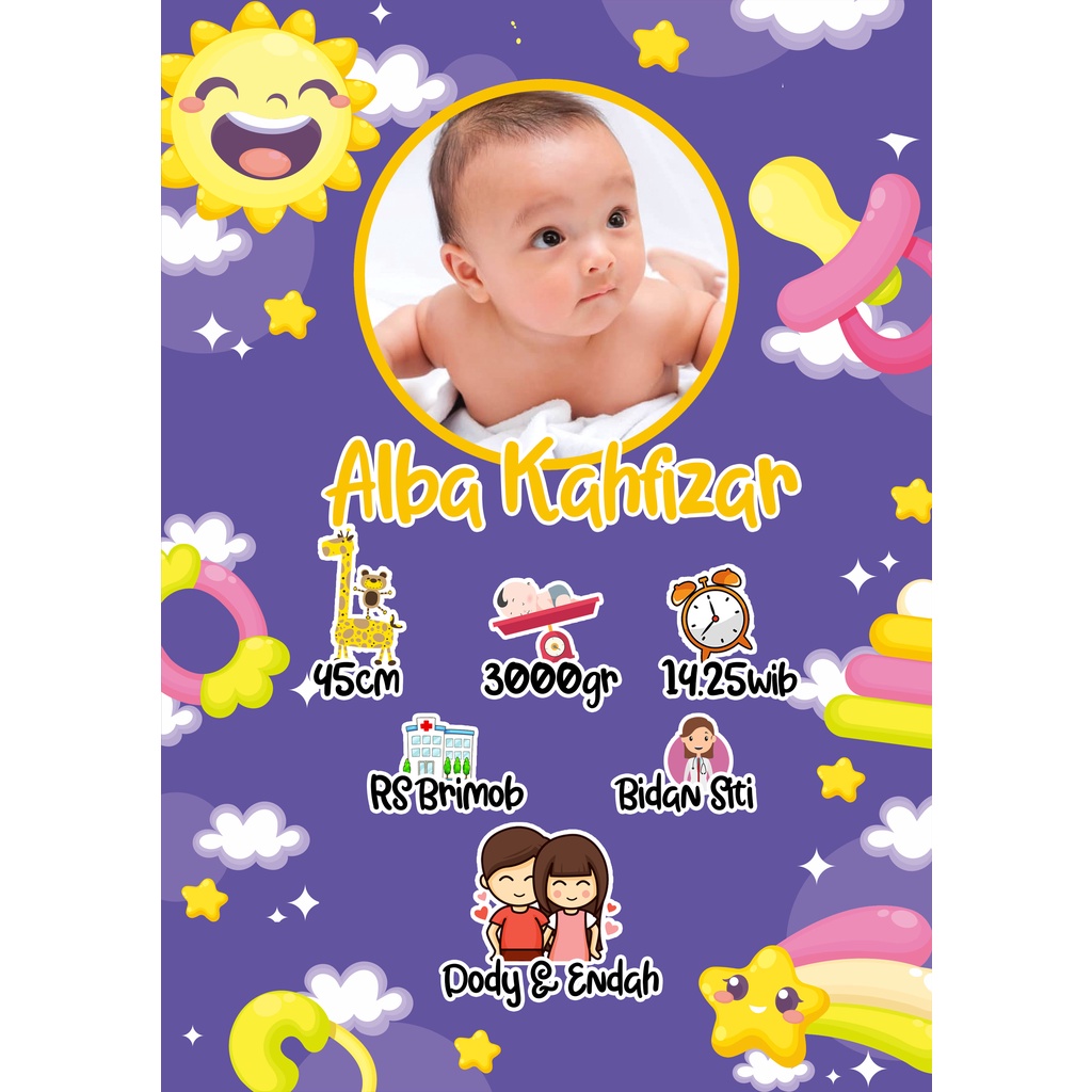 MILIKI DESAIN BIODATA BAYI HARGA TERJANGKAU BANYAK PILIHAN BIODATA ANAK BIODATA KELAHIRAN-21