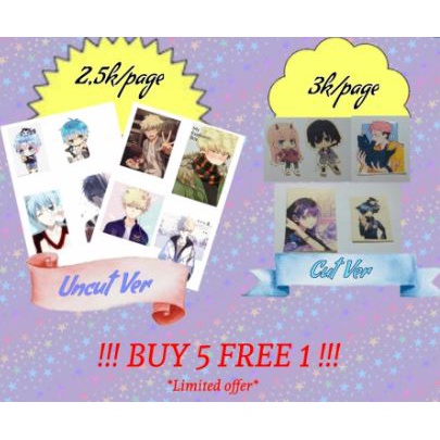 

Custom sticker anime/kpop by Livixy [BACA DESC]