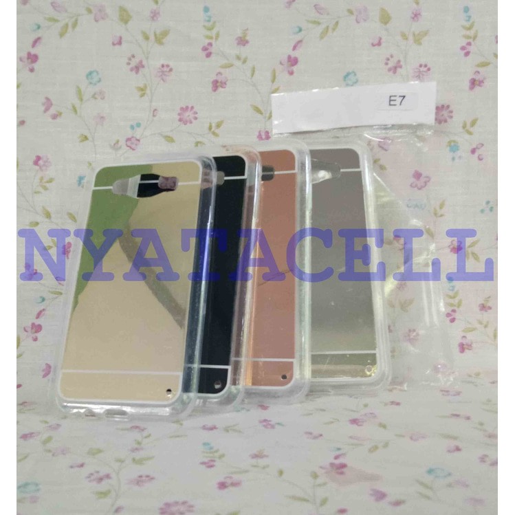 Promo Case Ultrathin Mirror Samsung Galaxy E7   E700 Softcase Soft TPU