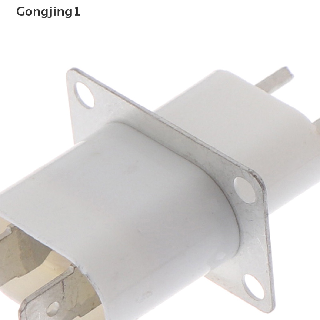 Gongjing 1pc Soket Konverter 4 Pin Filamen Magnetron Untuk Microwaveoven