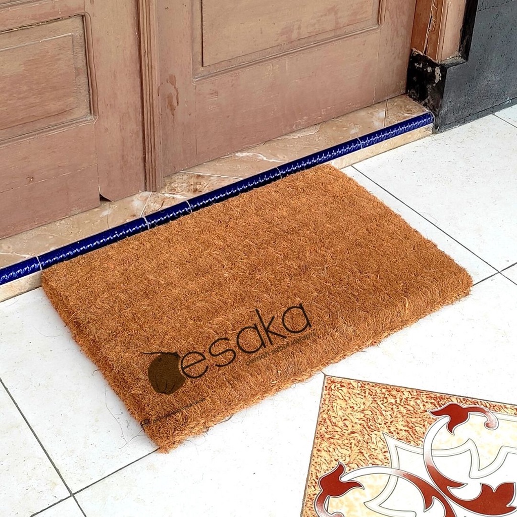 Keset sabut kelapa 60*40* 5 cm awet keset ijuk kelapa model bulu keset teras atau depan rumah cantik
