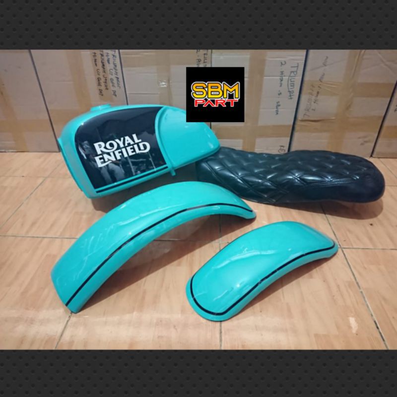 PAKET JAPSTYLE TIGER, MEGAPRO, THUNDER, SCORPIO TANGKI ROYAL ENFIELD