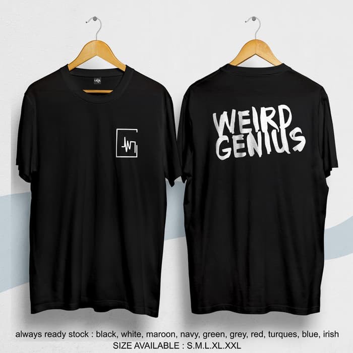 Kaos / Tshirt Distro WEIRD GENIUS EDM INDONESIA PREMIUM Terlaris