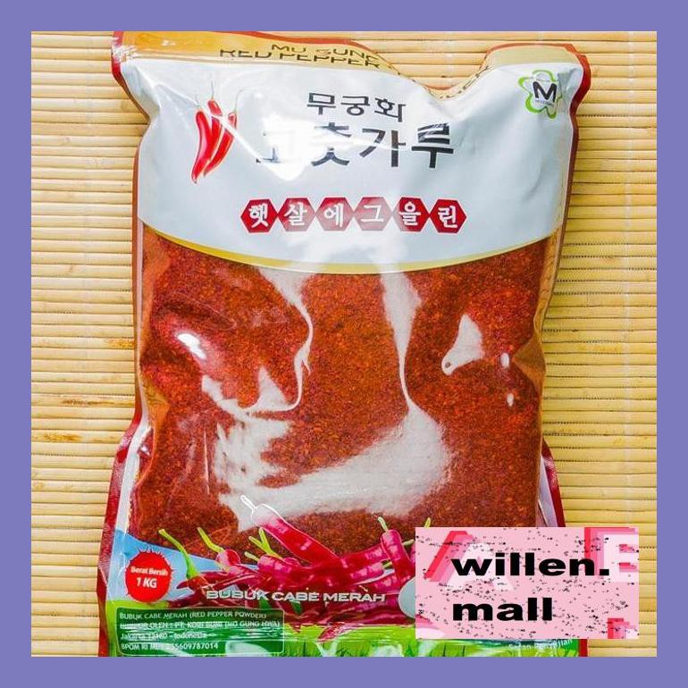 

Wil4Sbu Eceran Gochugaru Hot Pepper Flakes (Bubuk Cabe Kasar) - Isi 1Kg Bud0Elw