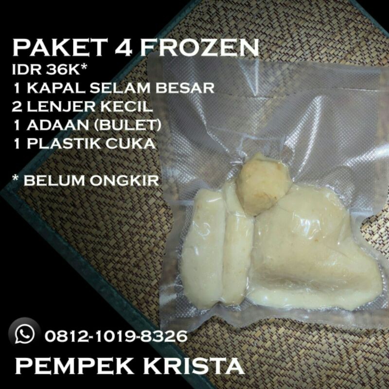 

Pempek Palembang ASLI Campur FROZEN