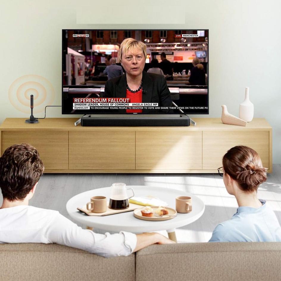 Modern.. TV Digital Antena  Dalam Ruangan Antena TV Pengisap Rumah Antenna Booster Portable Indoor D