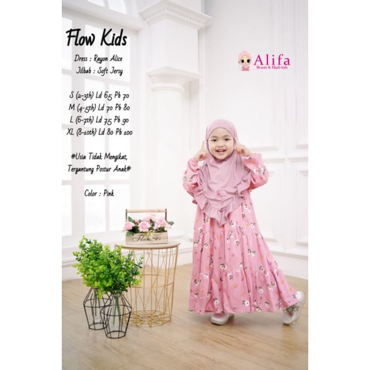 DRESS ANAK FLOW KIDS BY ALIFA