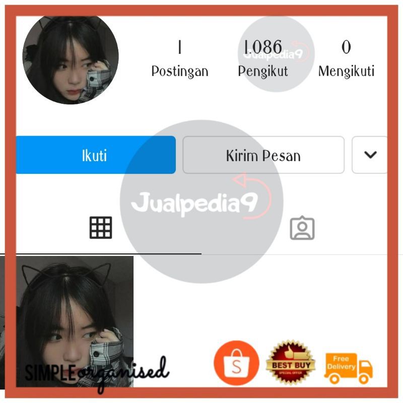 punyatoko PROMO  AKUN IG FOLLOWERS AKTIF INDO  1000-5000 TERMURAH