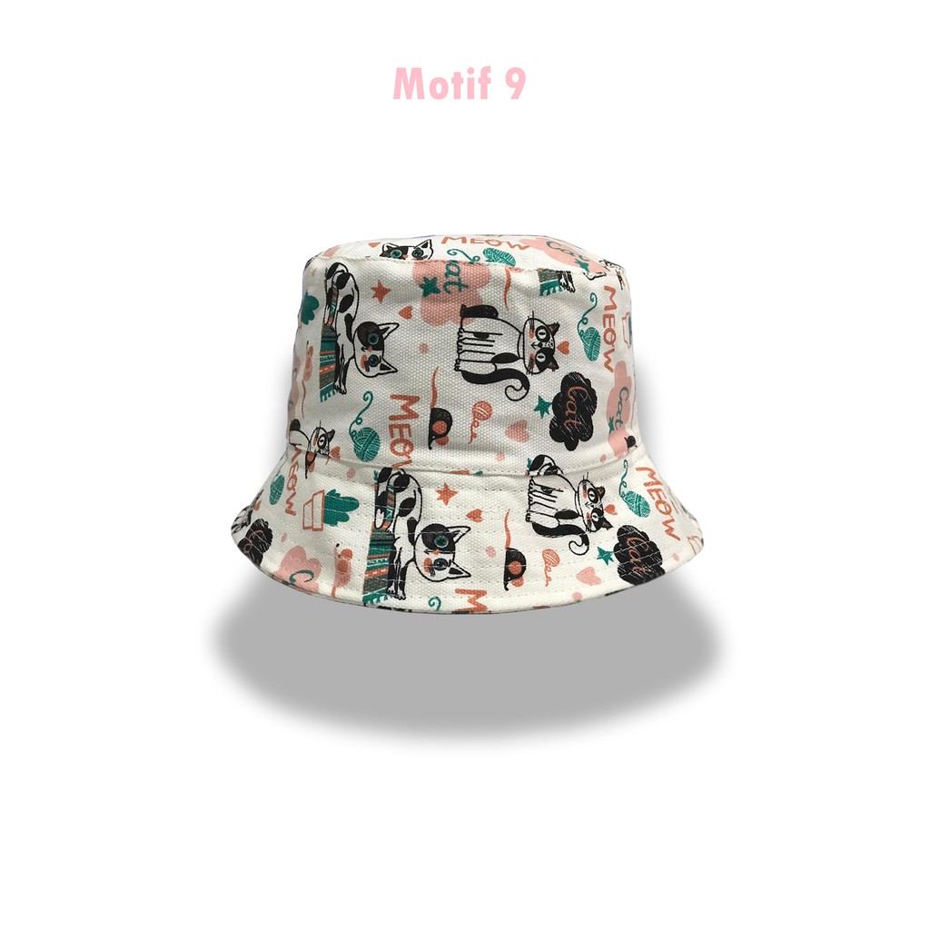 Terbaru Bucket Motif Baru  Bahan Canvas