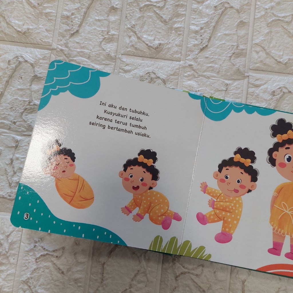 BOARDBOOK Tubuhku Rahasiaku/Aku dan Tubuhku/Aku Sayang Tubuhku. Buku Pengenalan Tubuh untuk Bayi Balita. Buku Pendidikan S3ks untuk Anak Balita Anak Usia Dini