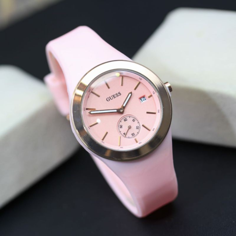 jam tangan cewek tali karet/rubber