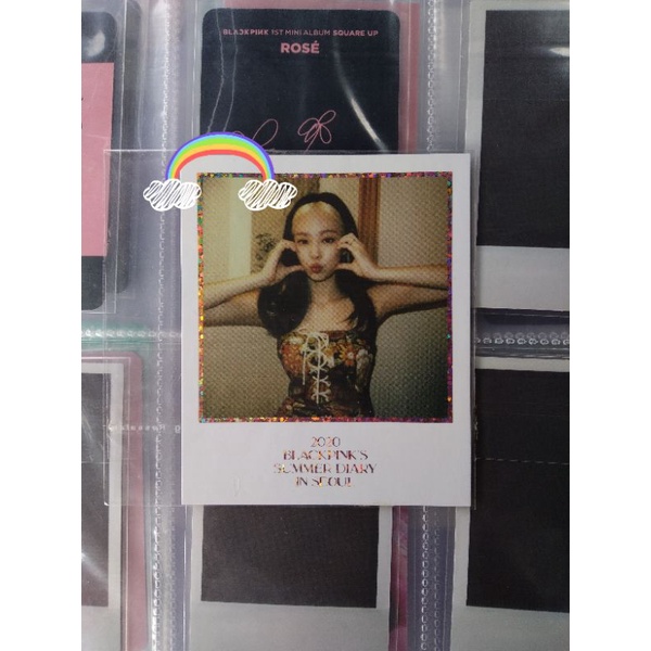 polaroid jennie blackpink official summer diary in seoul