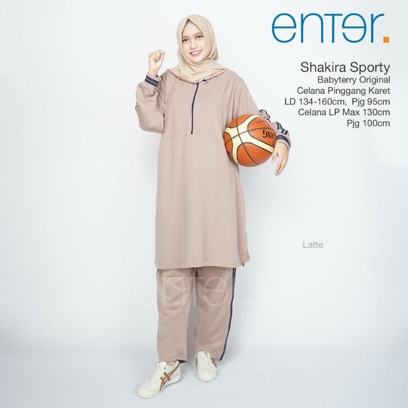 Set Olahraga Jumbo XXXL-XXXXXXL Setelan Wanita One Set Super Jumbo Shakira Sporty Set Big Size Polos