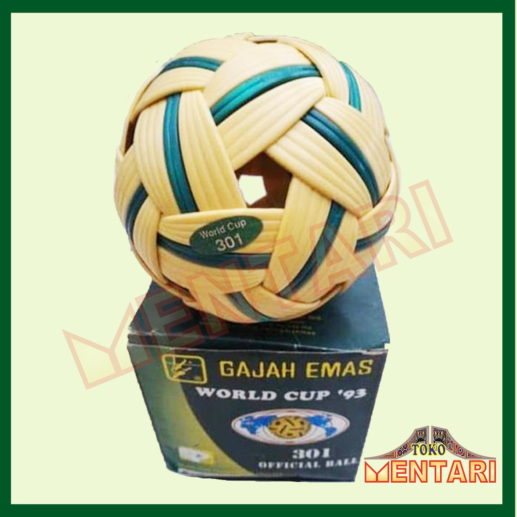 Bola Takraw Gajah Emas 301 Official Ball ORIGINAL