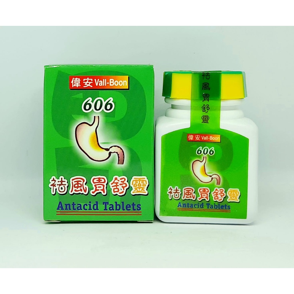 ANTACID TABLETS 606 HERBAL - asam lambung obat maag kronis obat maag cina paling ampuh dijamin original