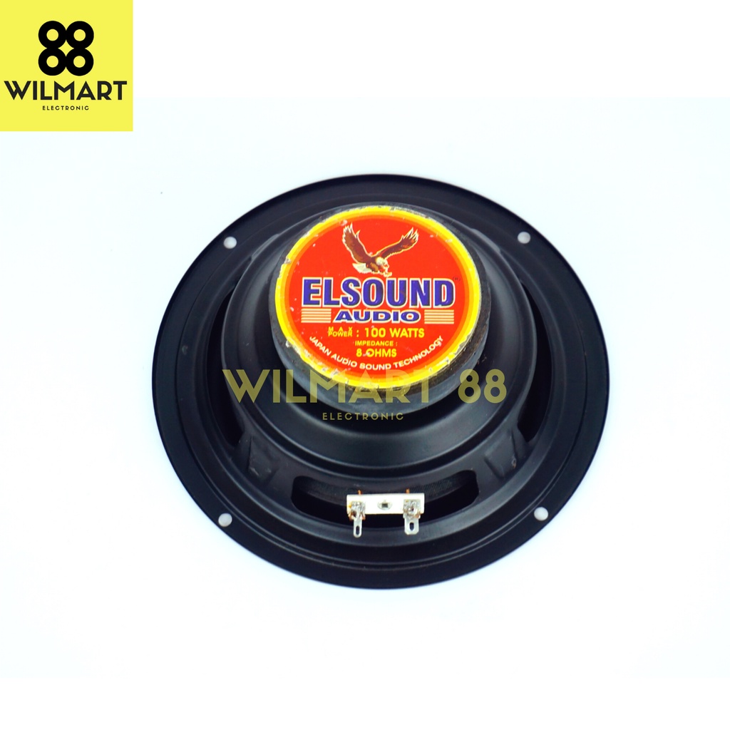 Speaker Elsound 6 Inch / 6&quot; / Woofer Original / Speker / Spiker Speaker Elsound 6 inch Woofer Mahnet besar 100W