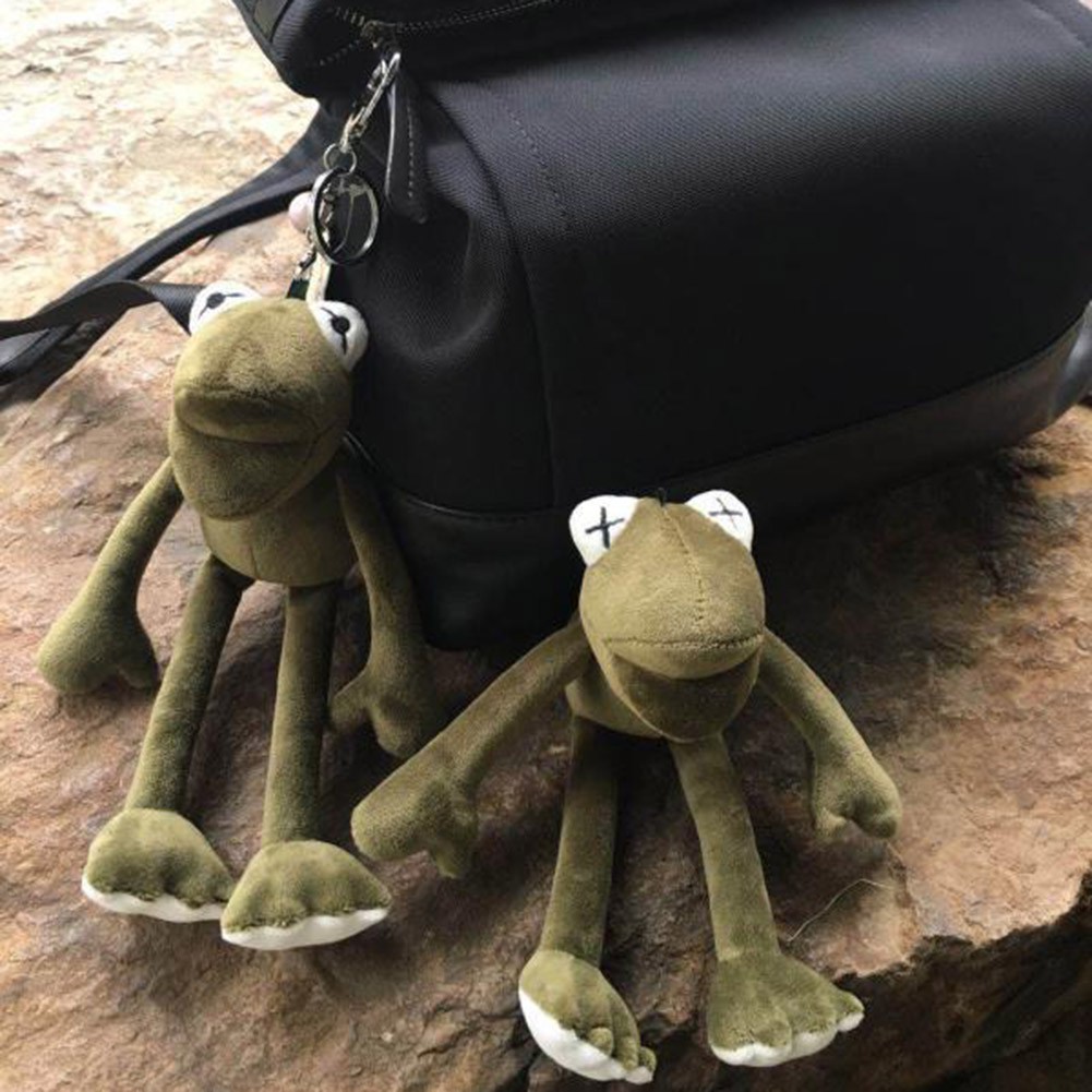 green frog soft toy