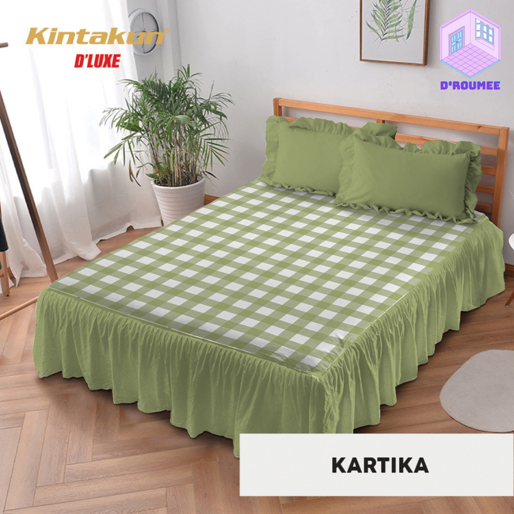 Sprei Rumbai Deluxe Kintakun Kartika Ukuran 180X200 King Seprei Rumbai Seprai