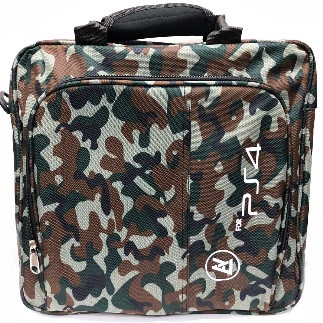 TAS PS4 TRAVEL BAG PS4 FAT PS4 SLIM PS4 PRO MOTIF ARMY CAMOUFLAG ORIGINAL Original original