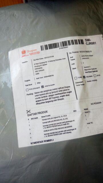 Kenongo Kemeja Hem Pendek Padi Pekalongan M L Xl Murah Keren Batik