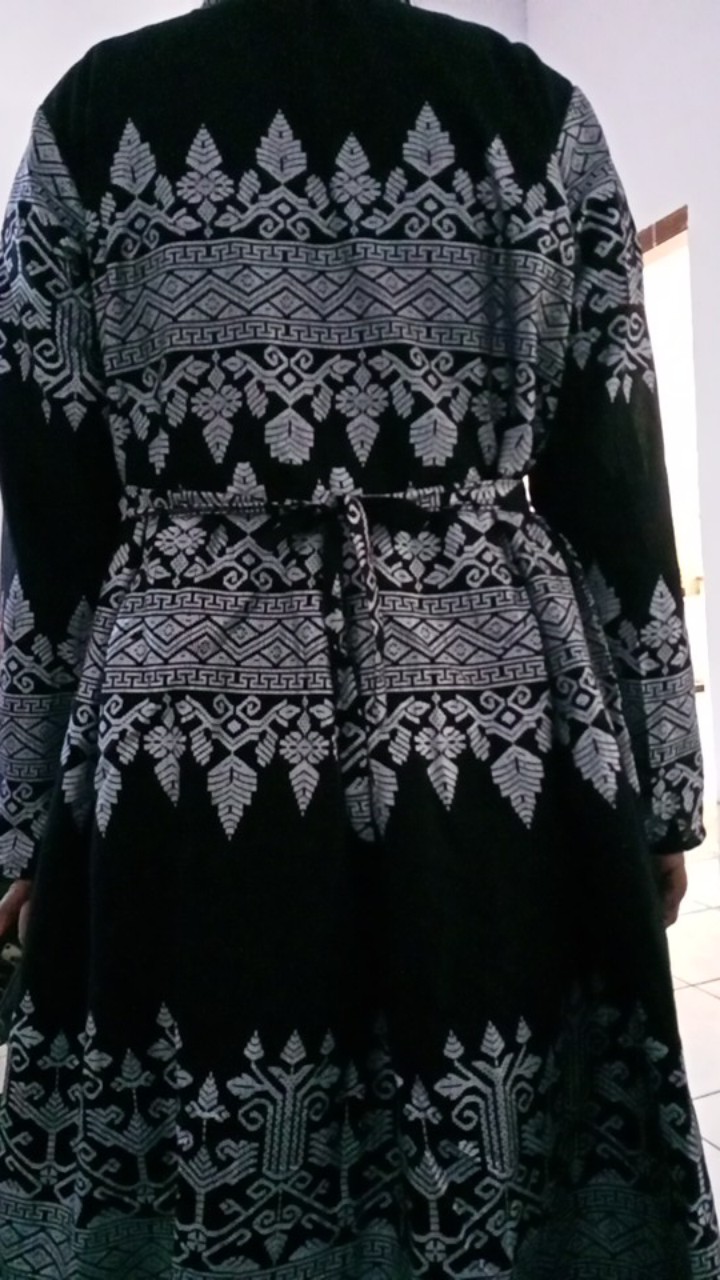 Batik Couple - Sania Ruffle Batik Couple Ori Ndoro Jowi Dnt