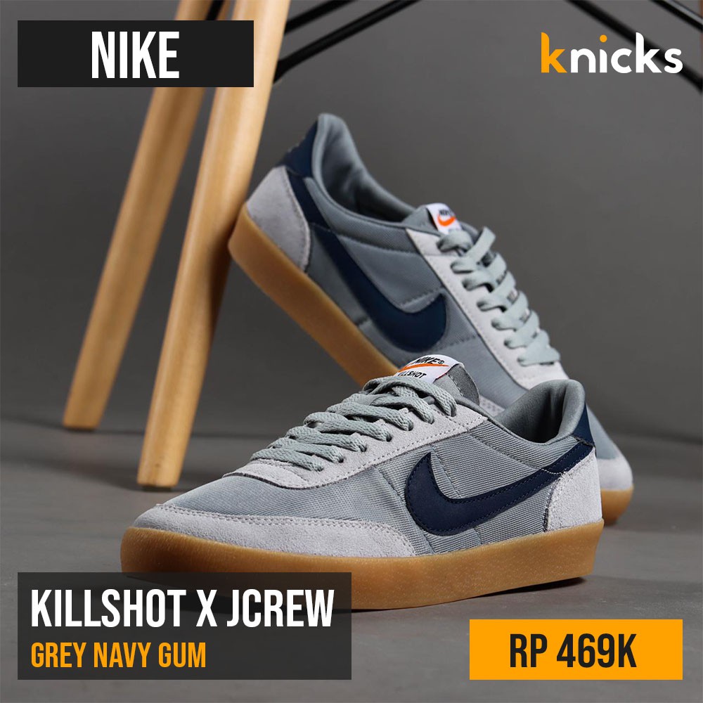 Nike Killshot X J Crew Grey Navy Gum