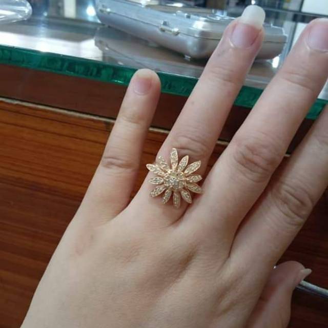 Cincin bintang laut berlian medan