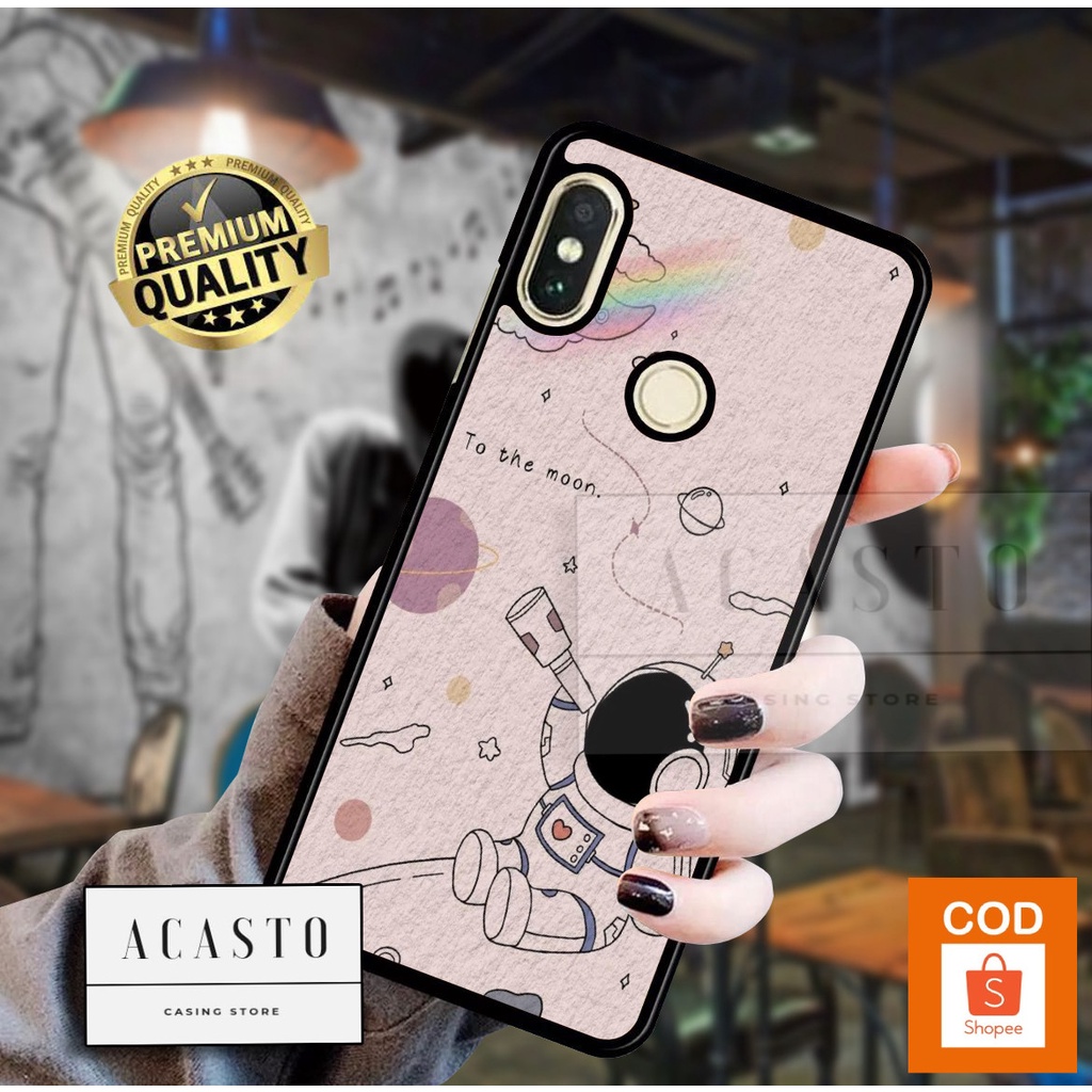 ACASTO Case Xiaomi Redmi S2/ Mi A2/ Mi A2 Lite/ Redmi 6 Pro/ Redmi 6X motif fashion gambar astronoit