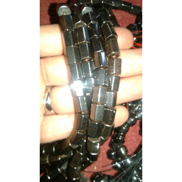 batu   kalung bio magnet kombinasi luontin kura   akik