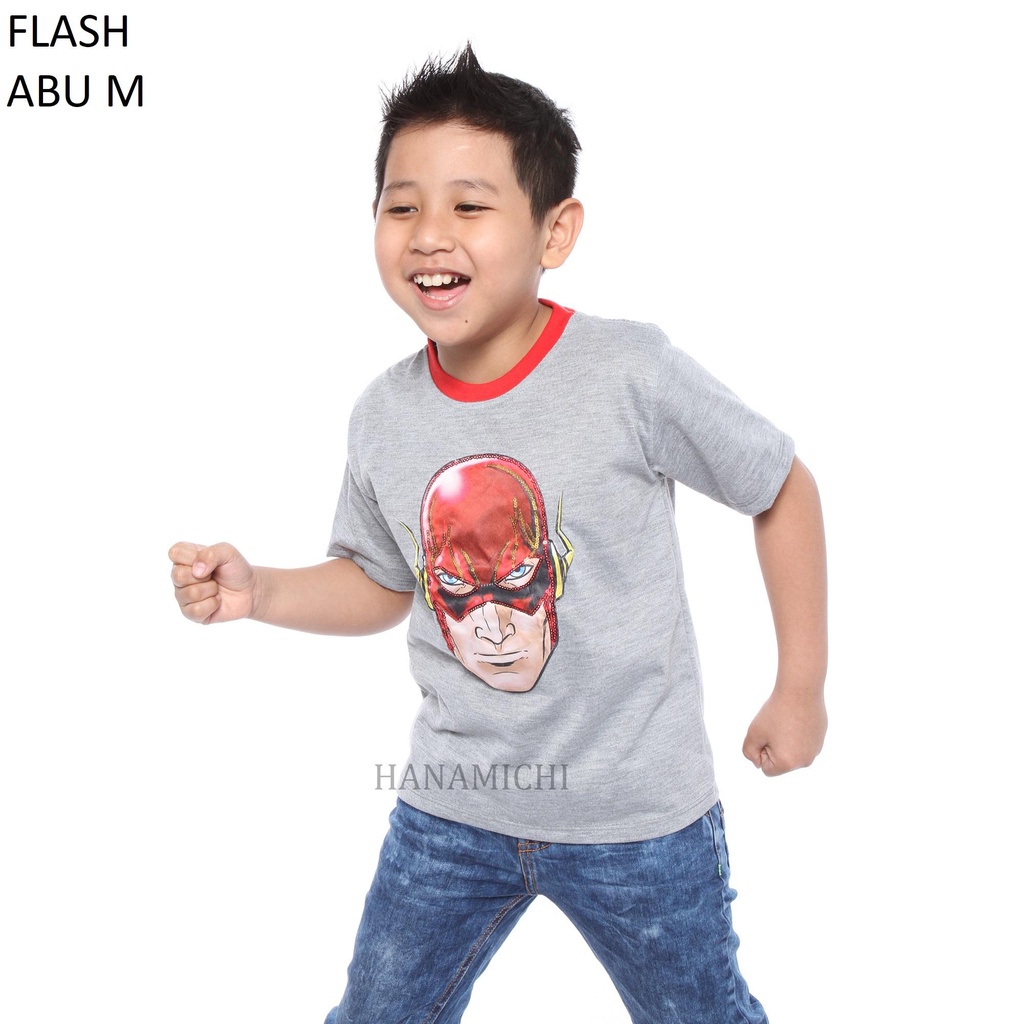 Hanamichi Kaos LED Anak Laki Laki Lengan Pendek