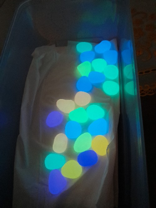 Multi-color Batu Hias Dekorasi Glow In Thedark