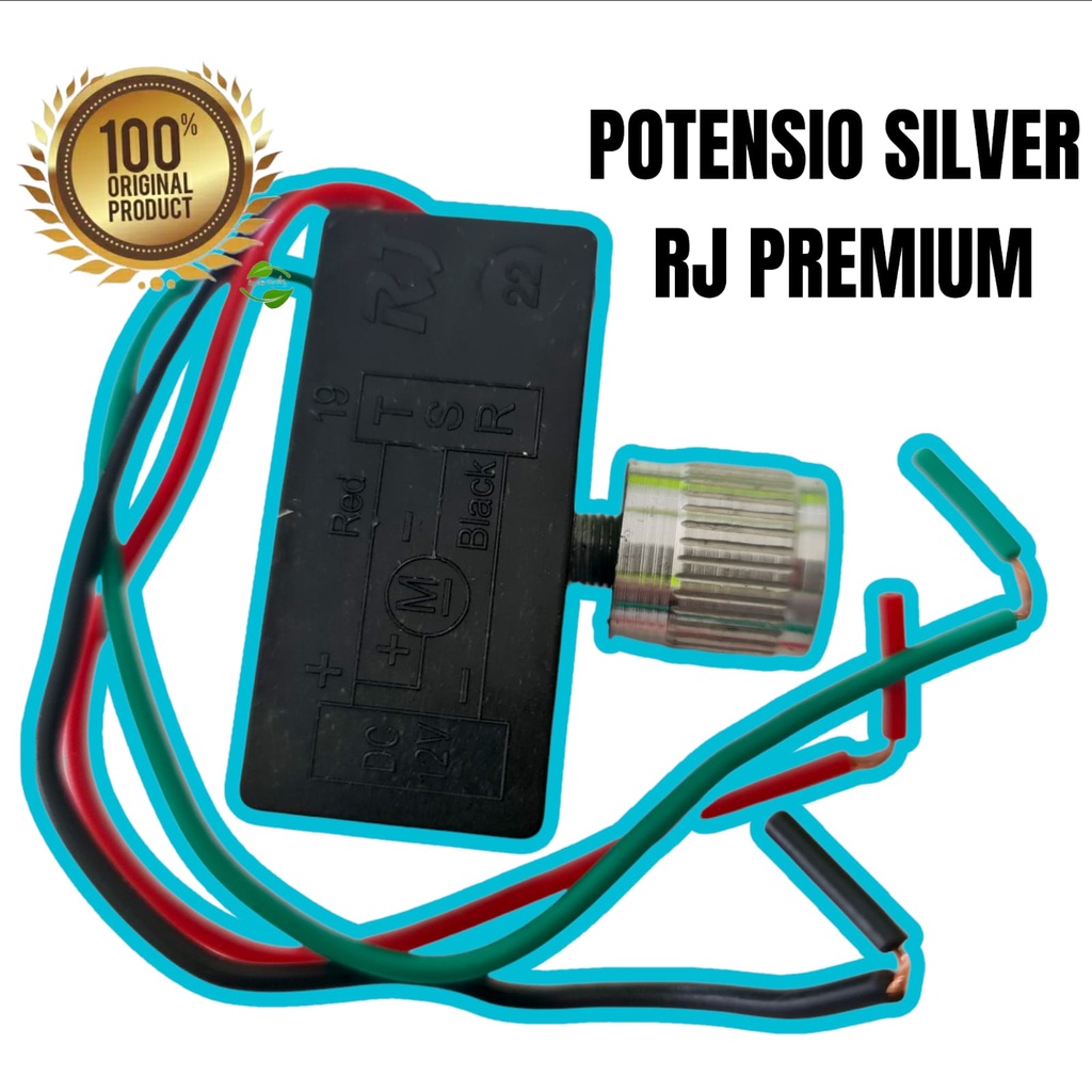 POTENSIO KNOP SILVER PENGATUR KECEPATAN SEMBURAN POMPA DC