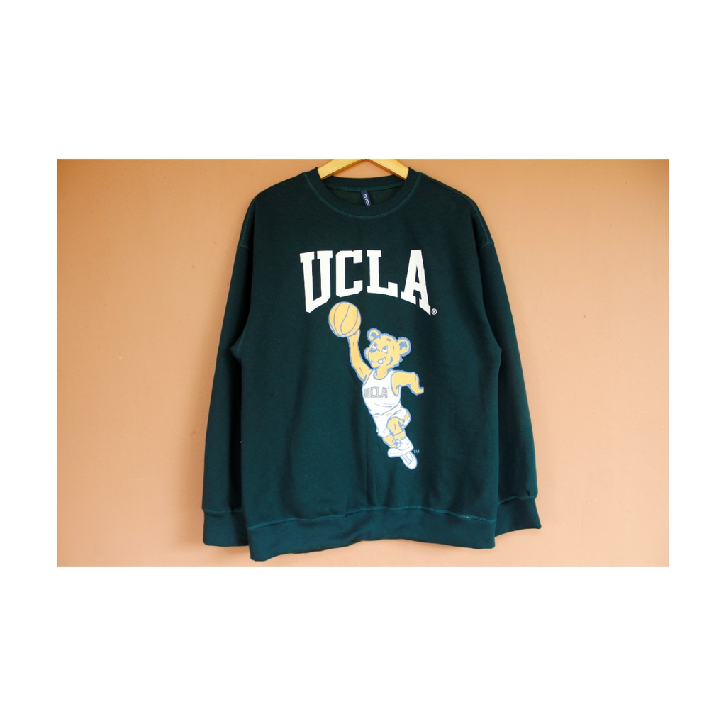 Crewneck Sweater H&M UCLA Dark Green Original (Unisex)