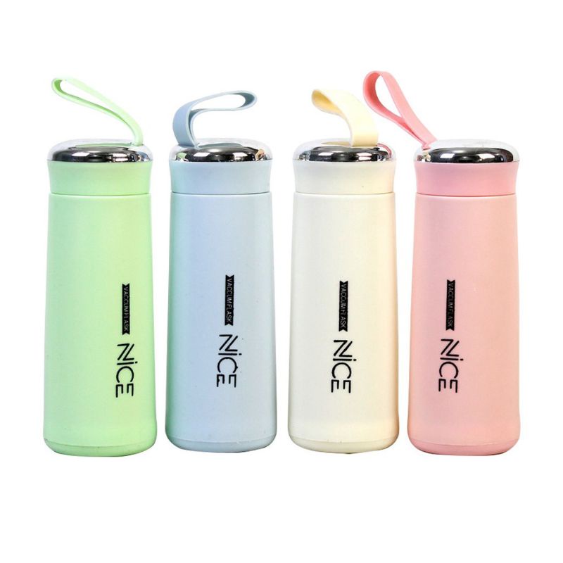 ABS botol minum gelas kaca vacumm flask nice 400ml BPA FREE