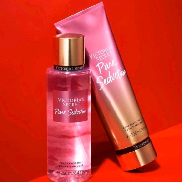 VICTORIA'S SECRET VS PURE SEDUCTION FRUITY JUICED PLUM CRUSHED FREESIA ALL NIGHT LONG SERIES FULLSIZE TRAVELSIZE ROLLERBALL BODY LOTION MIST EAU DE PARFUM EDP