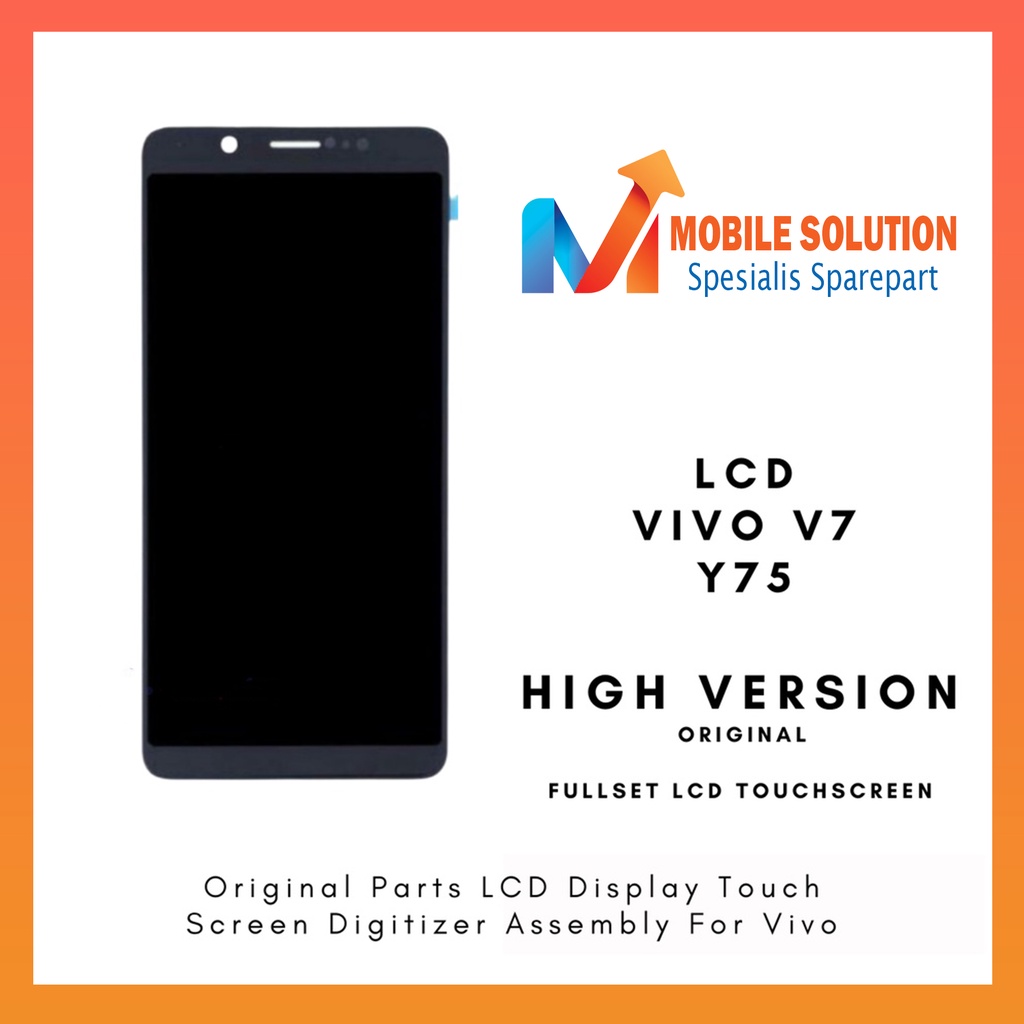 Grosir LCD Vivo V7  LCD Vivo Y75 ORIGINAL 100% Fullset Touchscreen Garansi 1 Bulan + Packing / Bubbel