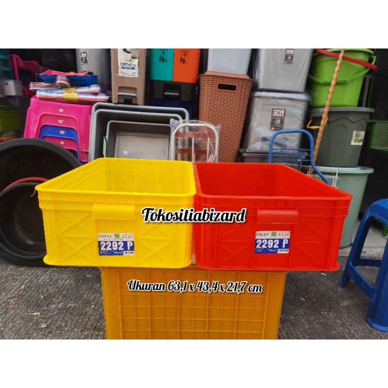 GREENLEAF - KERANJANG INDUSTRI PLASTIK 2292 / CONTAINER BOX PLASTIK INDUSTRI