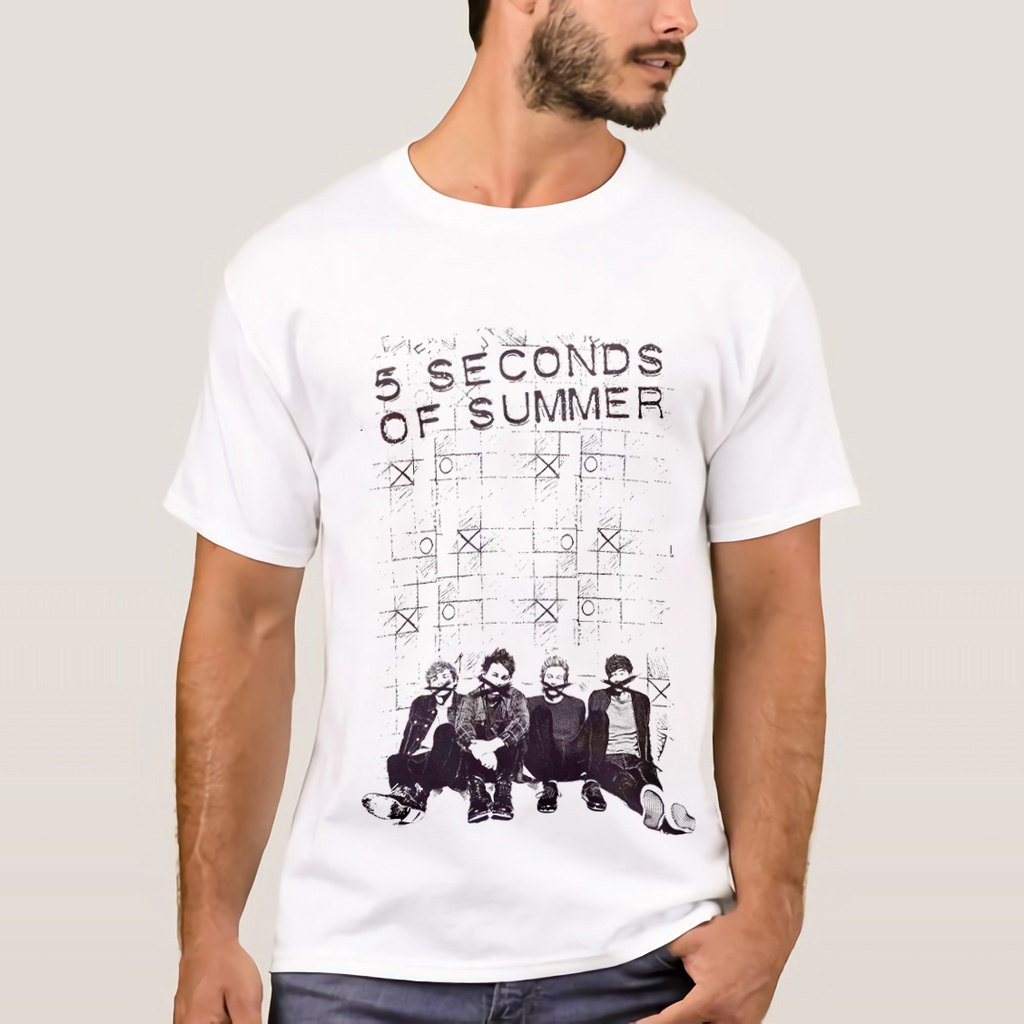 Kaos Band 5 Second Of Summer Personil Tshirt Merchandise