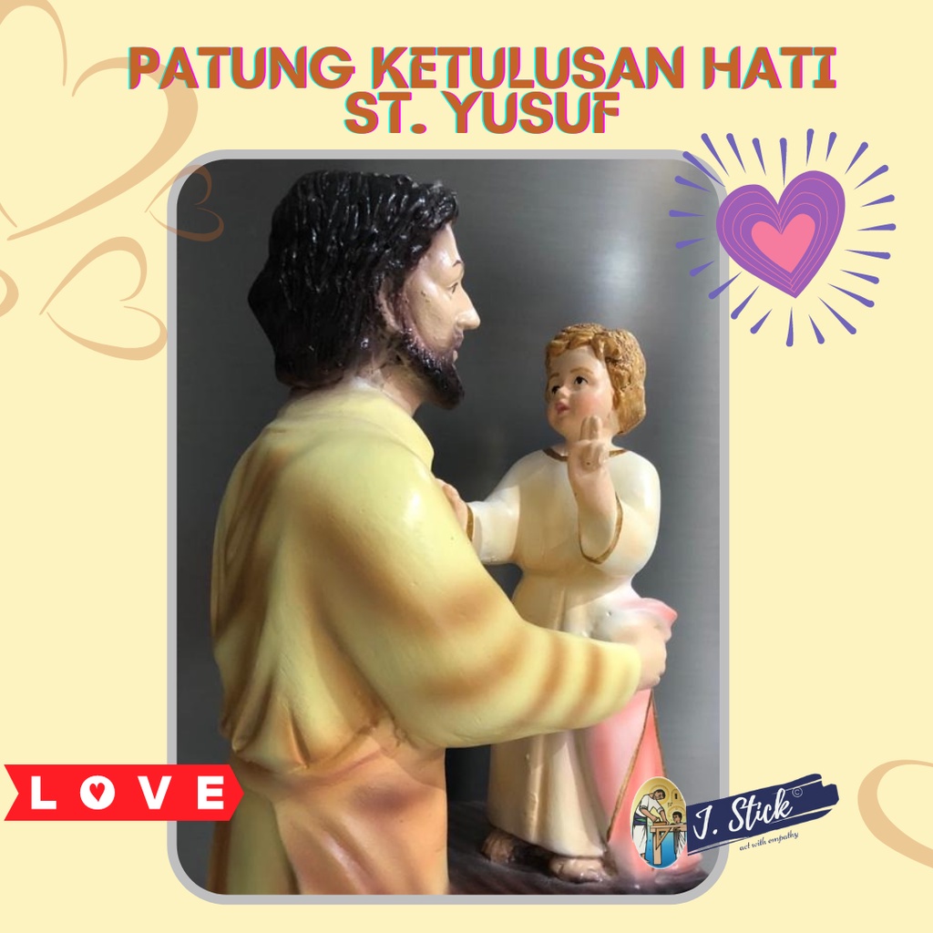 PATUNG KETULUSAN HATI ST. YUSUF, 40 CM