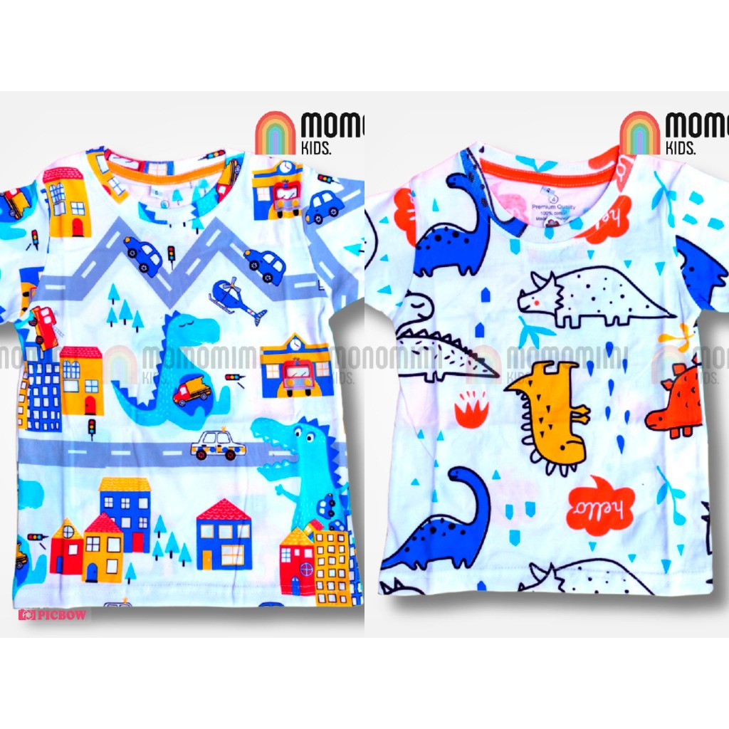Kaos Anak Laki Laki Cowok Cowo Distro Kualitas Import 1 tahun 2 tahun 3 tahun 4 tahun