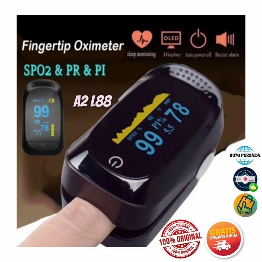 oxymeter pulse a2 alat ukur oksigen