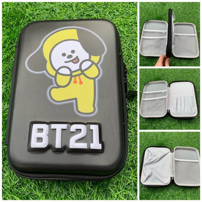 

(TERLARIS) Tempat Pensil Smiggle - 2 Ruang / Pen case / BT21 / BTS / CIMMY