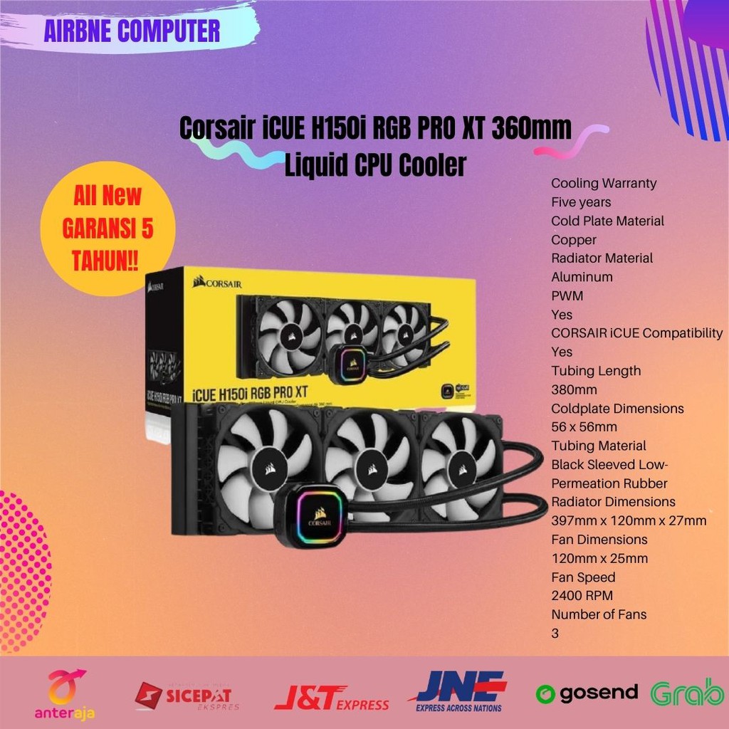 Corsair iCUE H150i RGB PRO XT 360mm Liquid CPU Cooler || Xtrack74