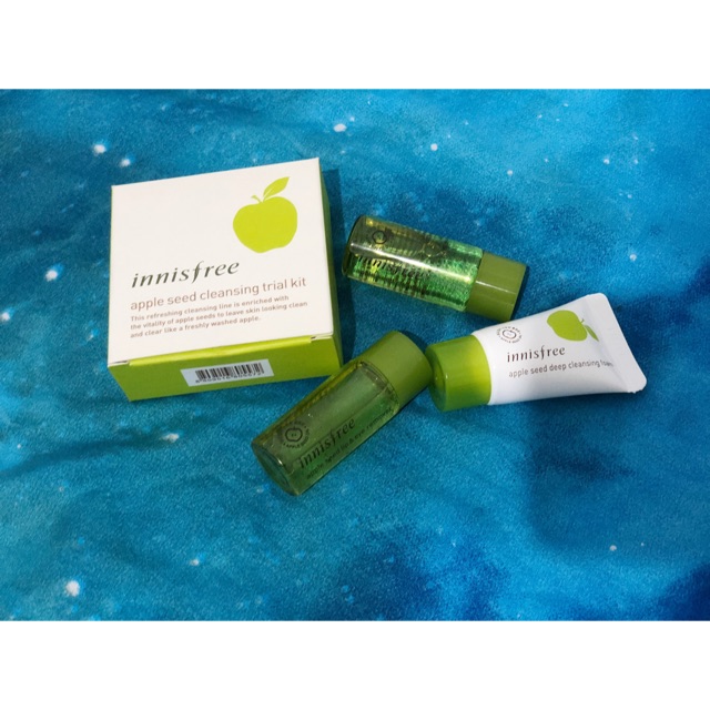 INNISFREE APPLE SEED CLEANSING TRIAL KIT 💯% ORIGINAL