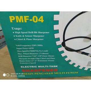 Mesin Asah Mata Bor Pisau Pahat Tatah WIPRO New Gen + Kabel Tuner Multi