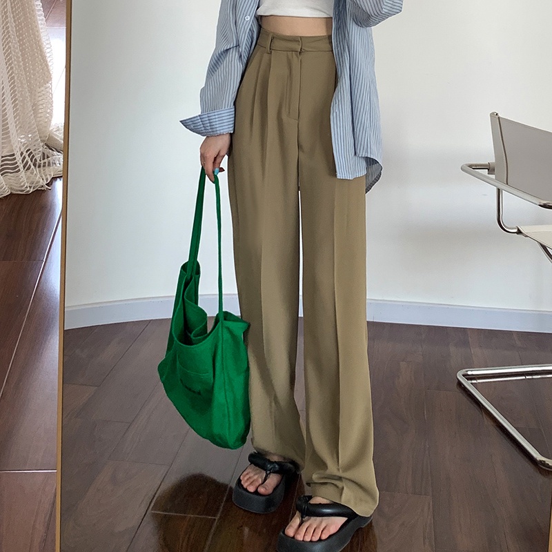 celana kulot panjang highwaist Wide leg pants loose korean style celana hitam celana panjang pants wanita